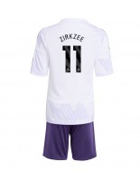 Manchester United Joshua Zirkzee #11 Vieraspaita Lasten 2025-26 Lyhythihainen (+ shortsit)